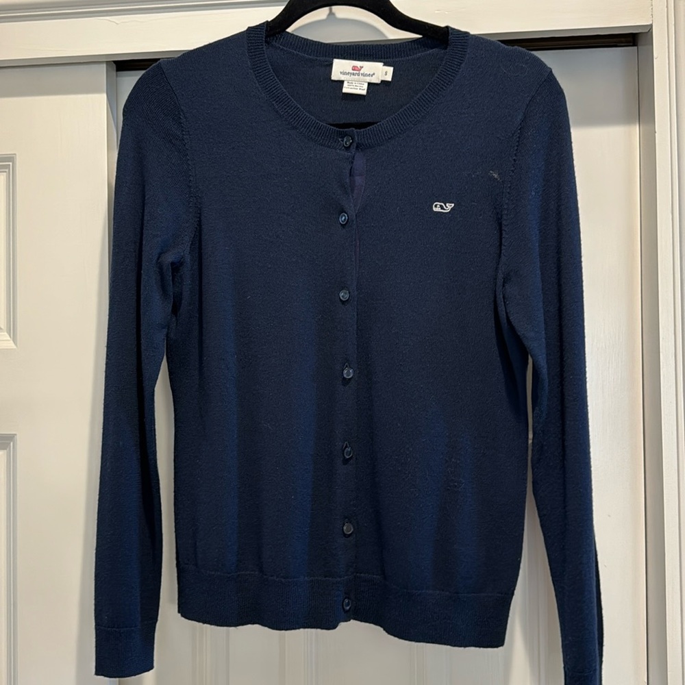 Vineyard vines  navy blue cardigan